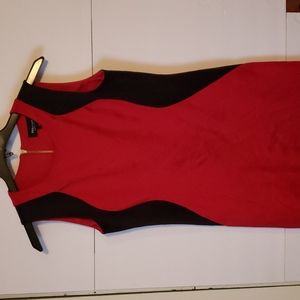 Red & Black Dress